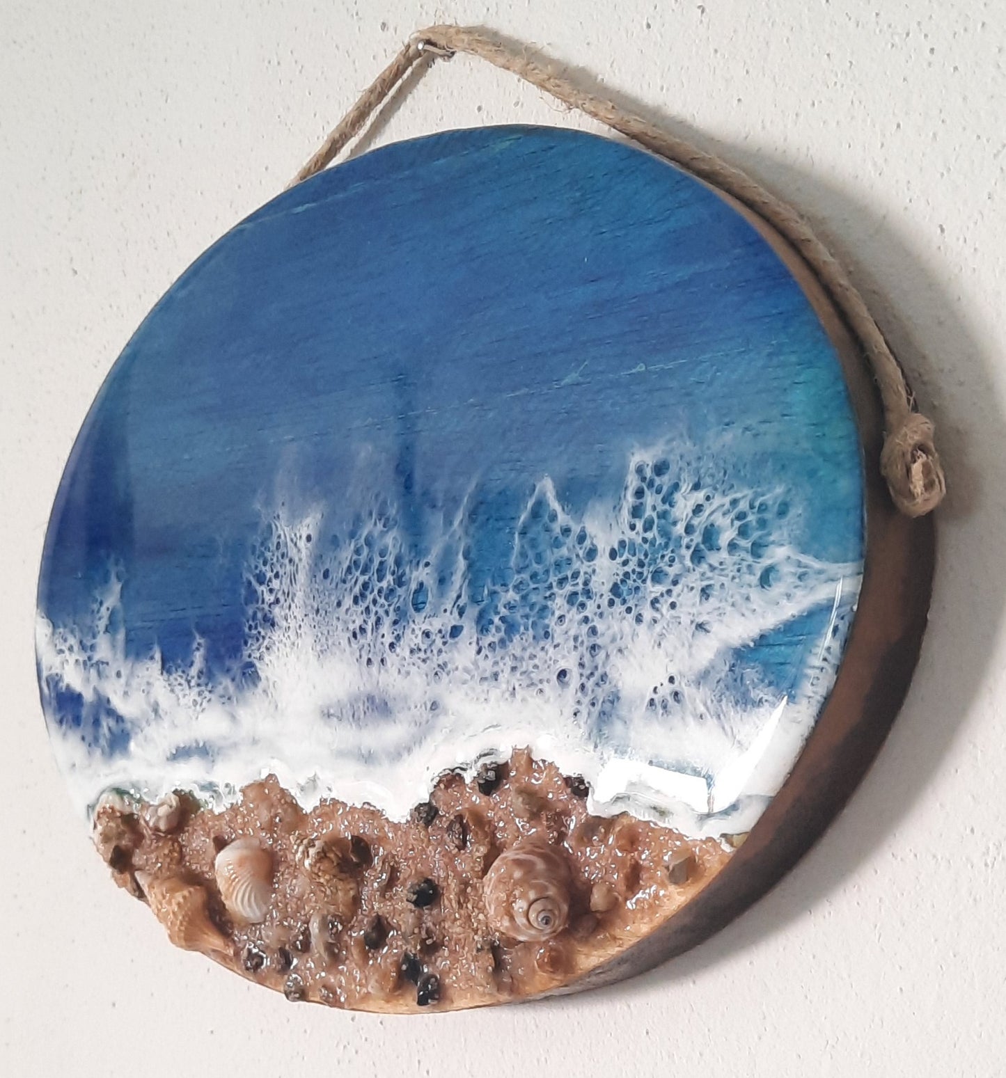 Resina su Legno: Mare e Memoria