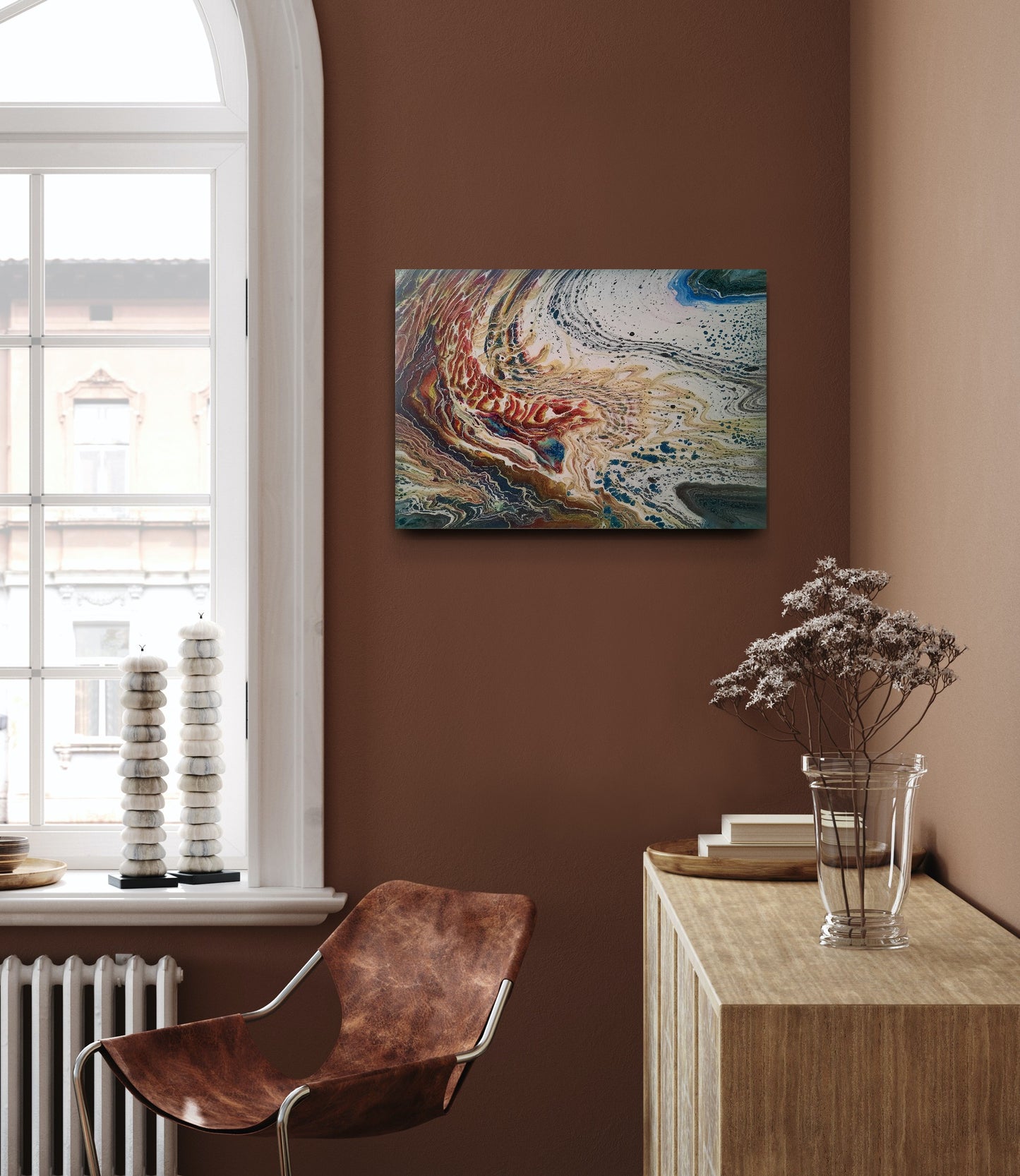 Acrilico su Tela: Crosta Terrestre