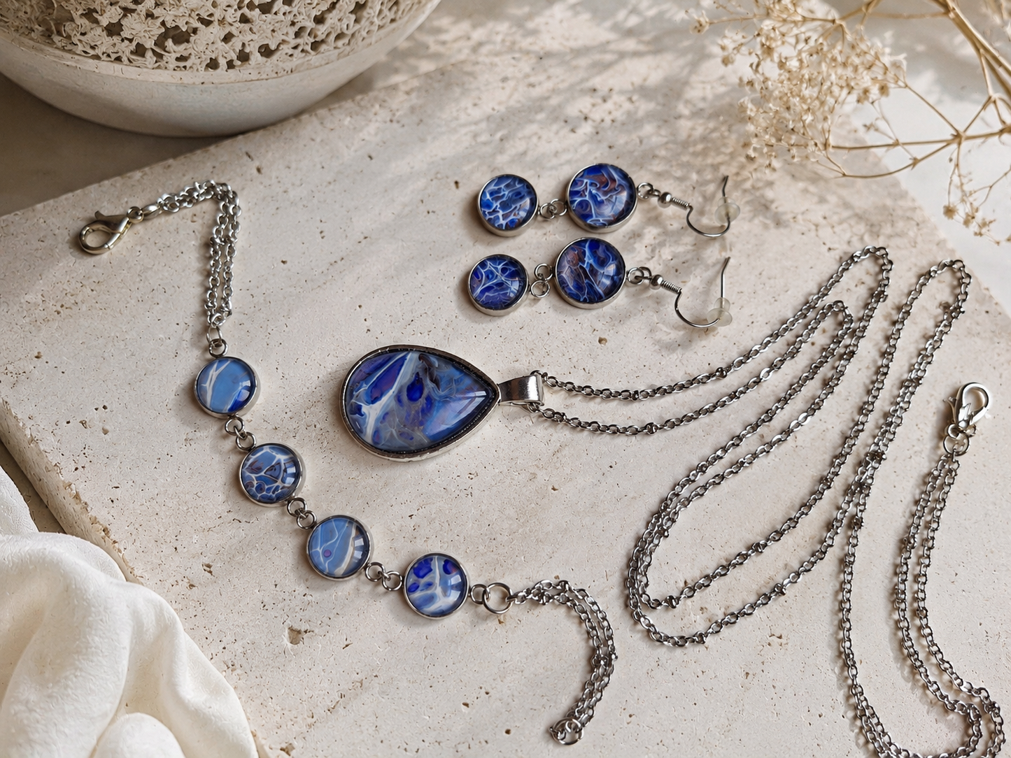 Parure: Onde Blu