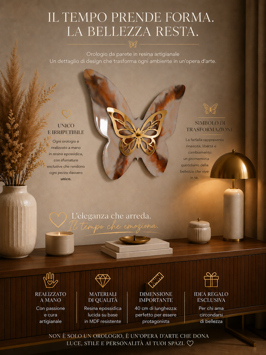 Orologio: Farfalla