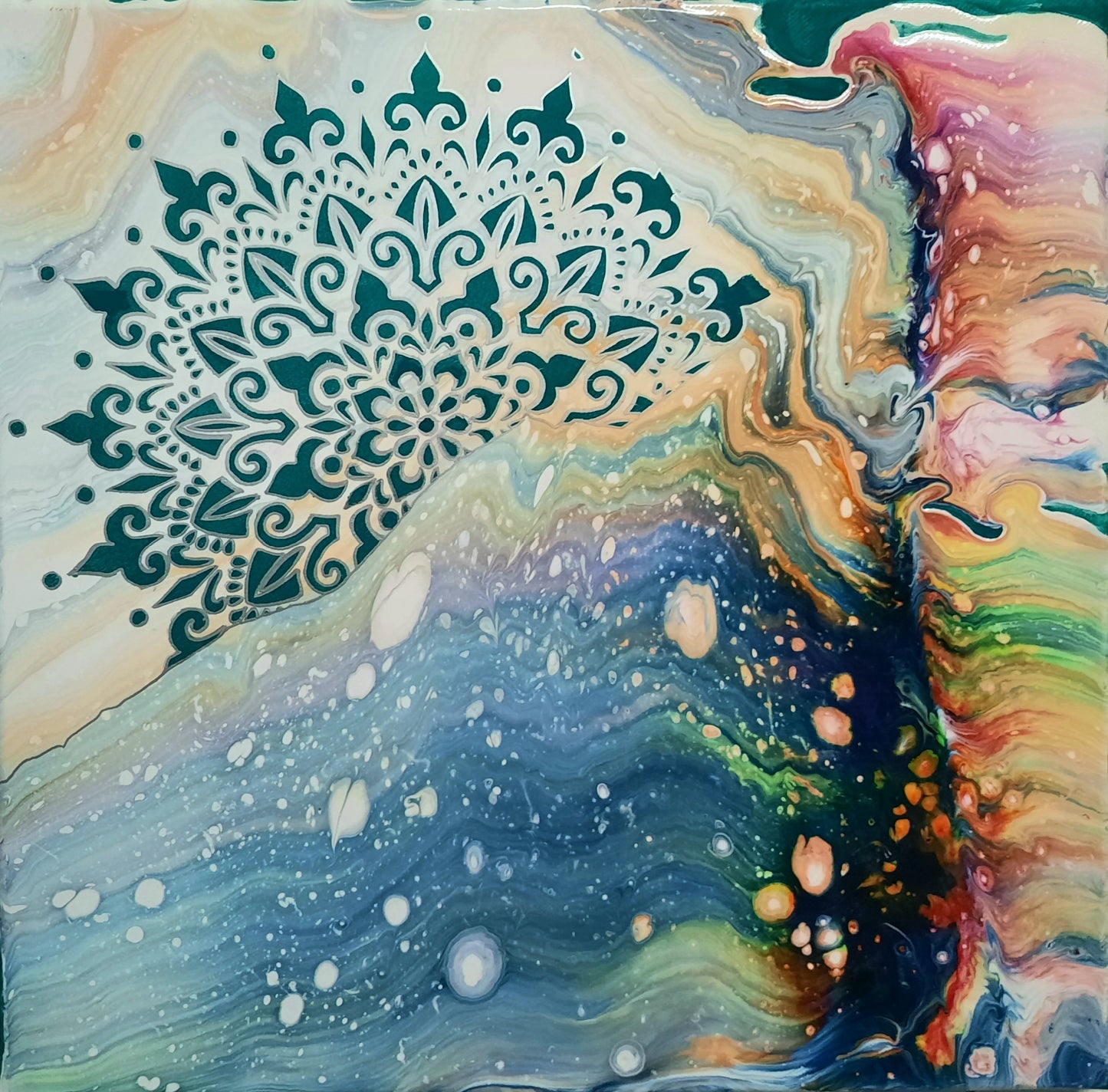 Acrylic on canvas: Mandala series